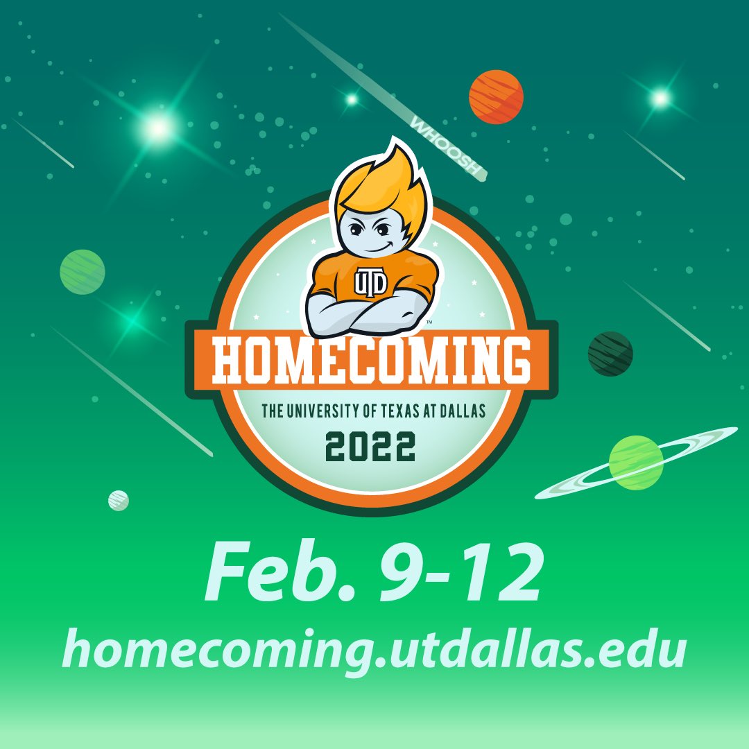 Official_Temoc's tweet photo. Are you ready for Homecoming?! Feb. 9-12, on campus, in person. I can’t wait! ☄️☄️☄️
#utdallas #comets #whoosh #utdhc #utdhoco https://t.co/PZ1aiQ0avx