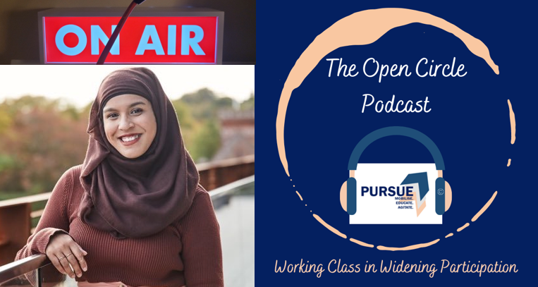 PURSUE2020's tweet photo. 📢What a delight it was to meet and talk to #researcher Maisha Islam @MaishaIslam_28 @_UoW on our #TheOpenCircle podcast to discuss her amazing research/findings and own #livedexperience within #highered. #ComingSoon #Mobilise #Educate #Agitate #workingclassinwp #belonging https://t.co/dR5ExWKp3y