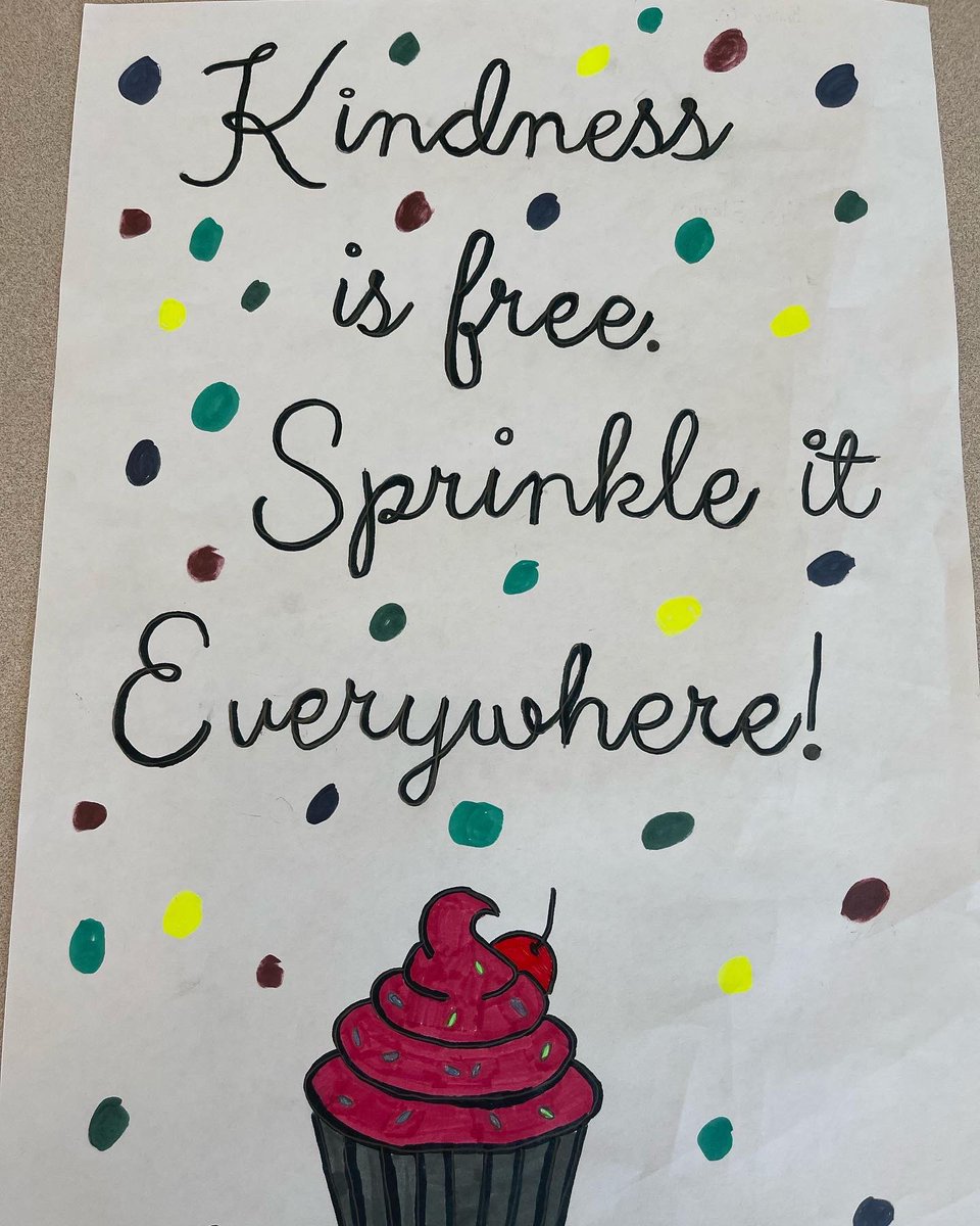 RBGUSD1's tweet photo. Kindness posters at RBG! 🧡💚
#greatkindnesschallenge https://t.co/vYctMzwax1