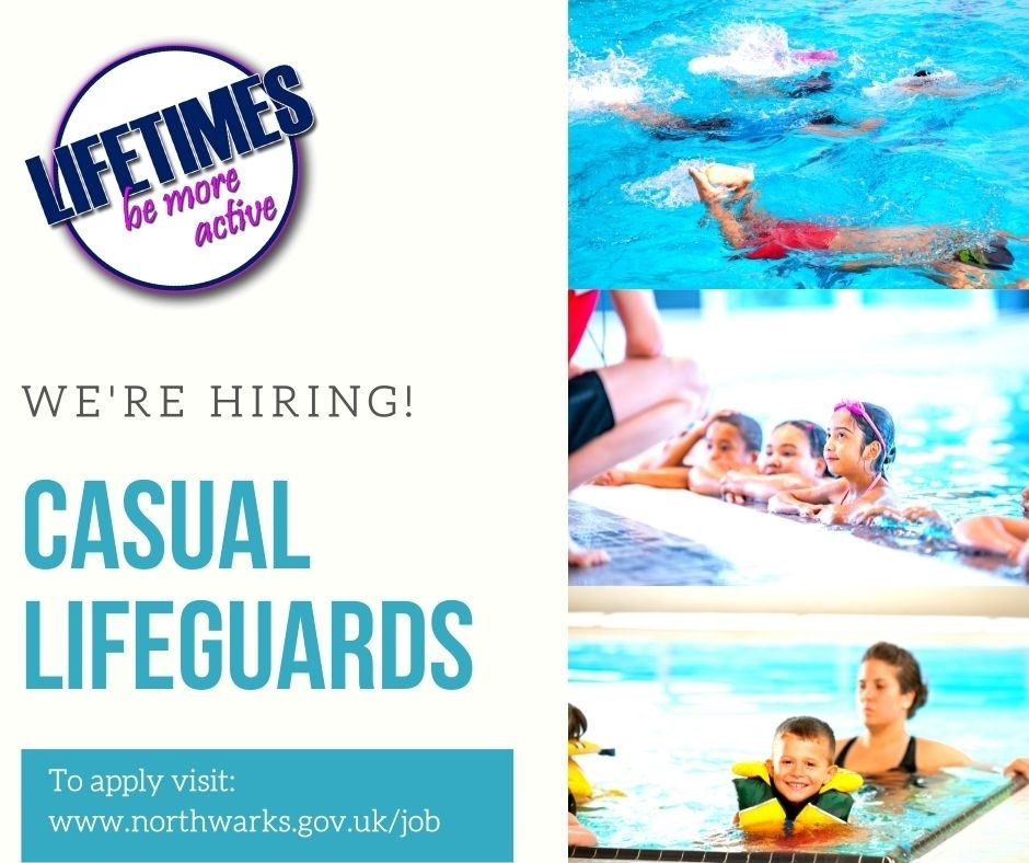 AtherstoneLC's tweet photo. We're Hiring!

Casual Lifeguards £9.8135 per hour 

We have an exciting opportunity to become part of the Leisure team at Atherstone Leisure Complex. We have casual Lifeguard vacancies available at this busy facility. 

To apply visit: https://t.co/T7412MoVbW

#ALC https://t.co/xGqmZav1kZ