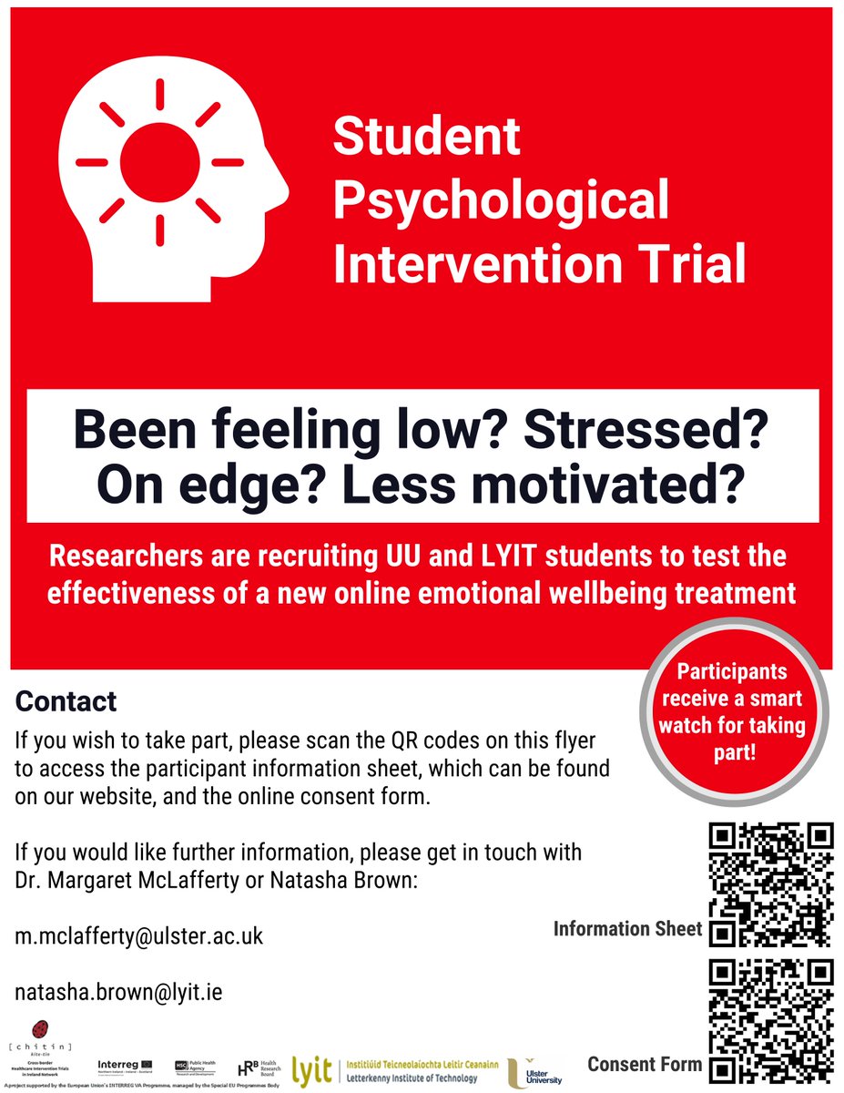 Student Psychological Intervention Trial tweet media