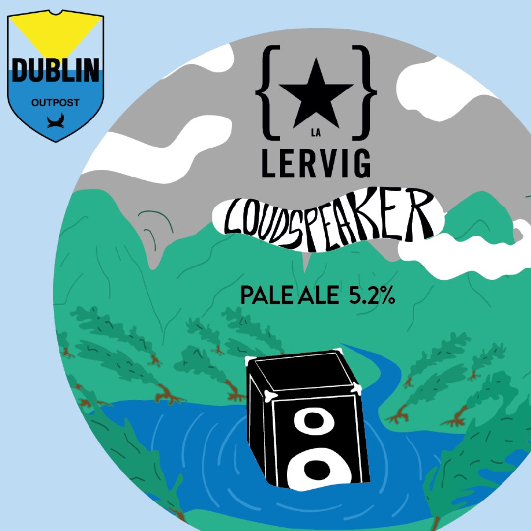 First up for our <a href="/LervigBeer/">LERVIG</a> Showcase - you can't have a good house party without a LOUDSPEAKER!📢 
this pale ale is unmistakably tropical &amp; citrusy, full bodies but not heavy, and we know you're going to love it! Tapped up Thursday 27th, get it quick! 3 more announced this week!