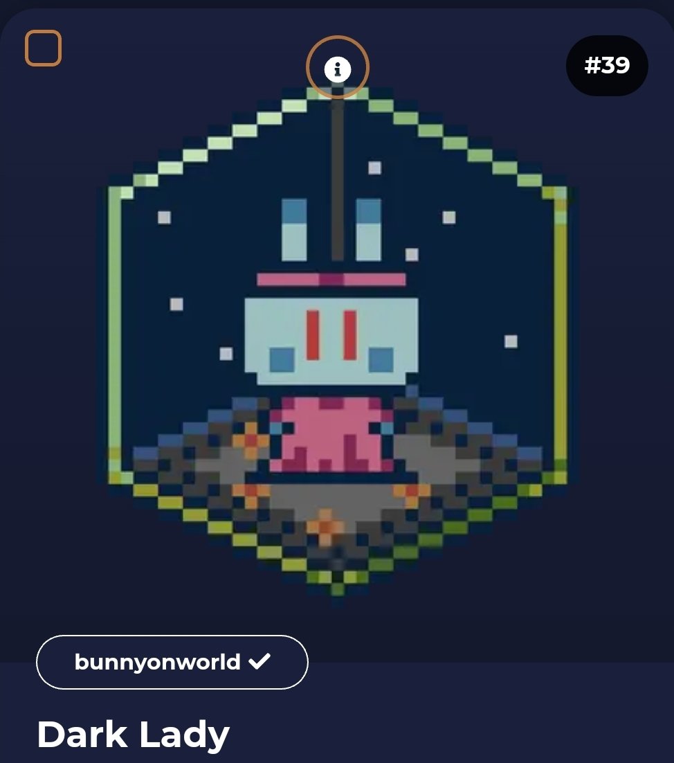 It's time for next #NFTGiveaway

🎁 Giving away 1x Bunn "Dark Lady"
💜 GO Ladies GO for it 💜

1️⃣Follow us <a href="/PixelCookiesArt/">Oxi 🌻🦋</a> &amp; <a href="/BunnyonWorld/">🌈 Bunnyon World 🐰🌎🌍🌏</a>
2️⃣ 💜 &amp; 🔁
3️⃣ Tag Friends
4️⃣ comment your WAX address

⏰ Ends: 48h CET

#NFTCommunity #NFTs #NFTCollection #PixelNFT