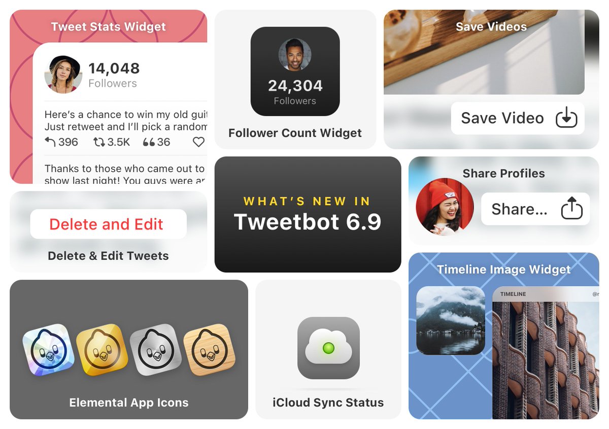 Tweetbot 6.9 for iOS is now out on the App Store with shiny new bits. Go get it! apps.apple.com/us/app/tweetbo…