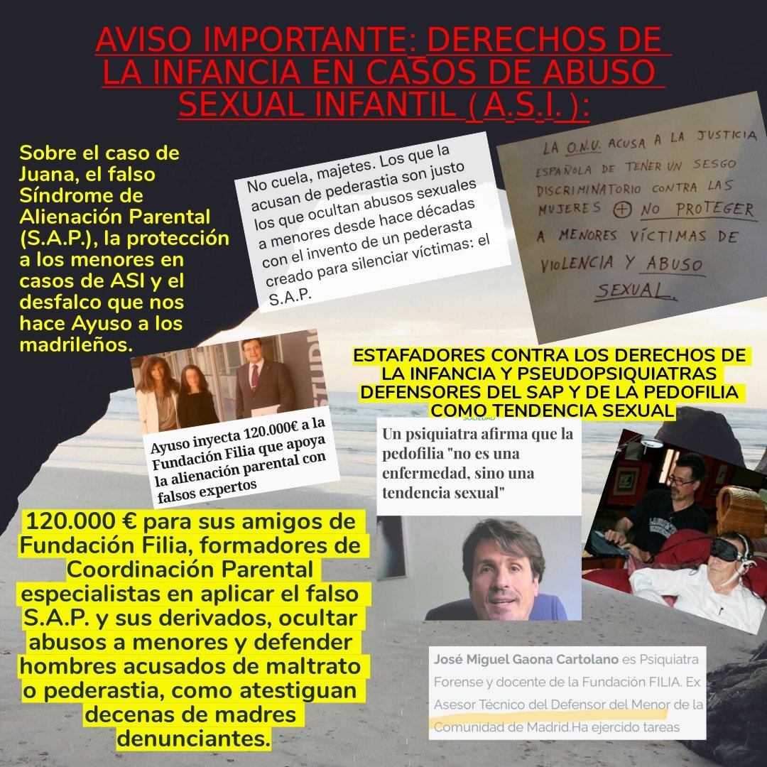 VPederasta's tweet photo. ALERTA FEMINISTA Y ANTIPEDERASTA.
¿Cómo se organiza la TRAMA ORGANIZADA que llama "trama organizada" a víctimas y denunciantes de Pederastia?
#JusticiaPatriarcal
#JusticiaPedocriminal
#GameOverMAPS
#FuerzaHisterica https://t.co/w9qv28cz8L