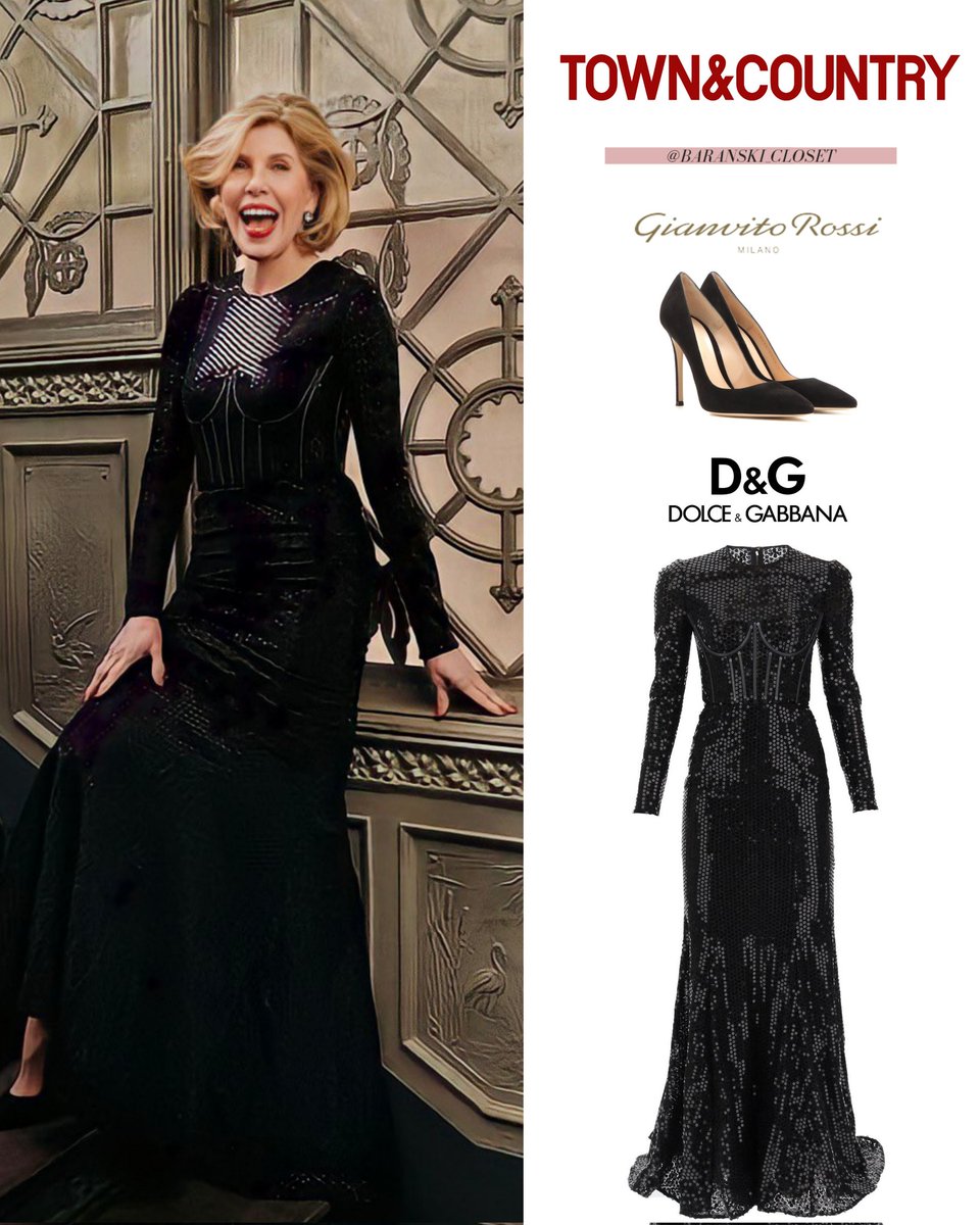 #ChristineBaranski for #TandCmag

gown: #DolceGabbana SS22 collection ($5,845)
pumps: #GianvitoRossi ($725)

styling by: #MaryKateBoylan