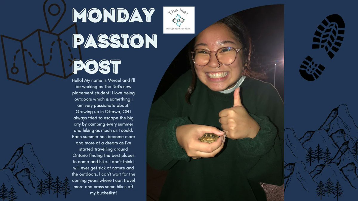 thenetacs's tweet photo. Meet the newest member of our Net Youth team, Mercel! She will be doing a 4 month internship with us and we're excited to share her passion for youth and the outdoors!๐๏ธ
#thenetacs #youth #ancaster #passionpost https://t.co/bfiuCMbXyj
