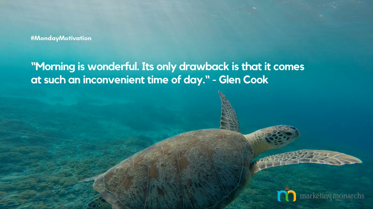 Who said Mondays have to suck?! Here's a toast for all you marketers out there and your #HappyMonday morning. We're off to the races with more exciting marketing projects this week! 

#B2BMarketing #Marketing #MondayMotivation