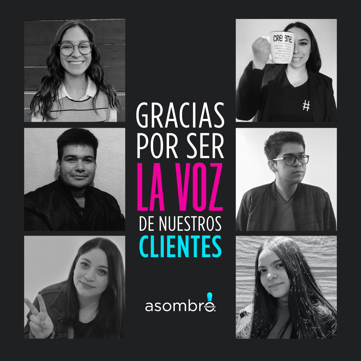 AsombroMKT's tweet photo. Hoy y siempre reconocemos su gran labor ¡FELICIDADES! 👨‍💻👩‍💻 #DíaDelCommunityManager

#AsombroMarketing #VidaDeAgencia #NuevosCaminos https://t.co/TVkvj67go5