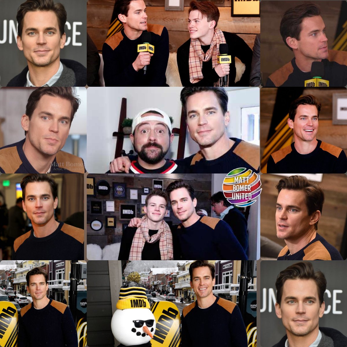 MattBomerUnited's tweet photo. Finishing the day with some pretty great photos of #mattbomer at the Sundance Film Festival with #walkingout, looks like Matt really enjoyed himself in the wintery weather. Back tomorrow for #talkshowTuesday. https://t.co/4wyyZy5eYg