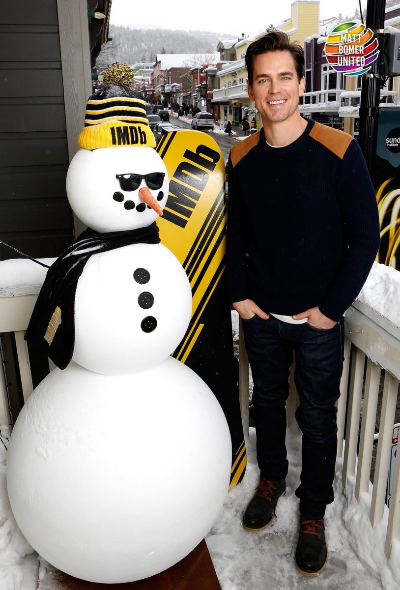 MattBomerUnited's tweet photo. Finishing the day with some pretty great photos of #mattbomer at the Sundance Film Festival with #walkingout, looks like Matt really enjoyed himself in the wintery weather. Back tomorrow for #talkshowTuesday. https://t.co/4wyyZy5eYg