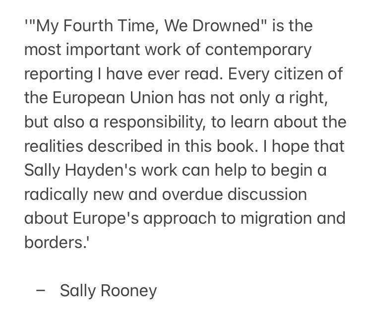 sallyhayd's tweet photo. Amazing to get this support for the book from the wonderful Sally Rooney. 
Preorder links here (it makes a big difference in terms of overall reach) 
UK: https://t.co/NGWXCWRxDH
US: https://t.co/hj31Sbbcuv
Ireland: https://t.co/97jbJedZWM
Others: https://t.co/DxmUTLygFY https://t.co/kUoZoXPORt