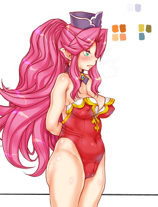 pixivリクエスト進捗〜 (*'∇`)ノ♪

またまた聖剣伝説のアンジェラさんとデュランくん～ (*'∇`)ノ♪

まだまだとてつもなく先は長い…… (;^_^A 