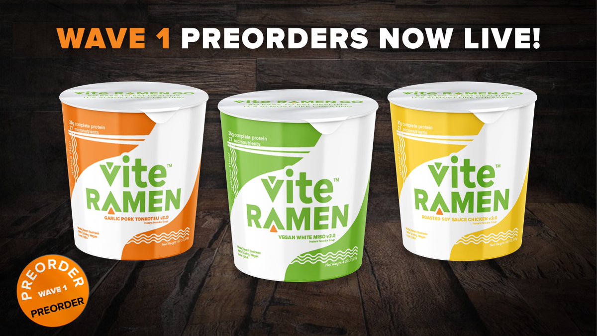 ViteRamen's tweet photo. Vite Ramen GO Preorders are NOW LIVE! 🔴🍜

Get yours quick at the link below before it's gone! 🔽 https://t.co/FLLu6NN5Qh