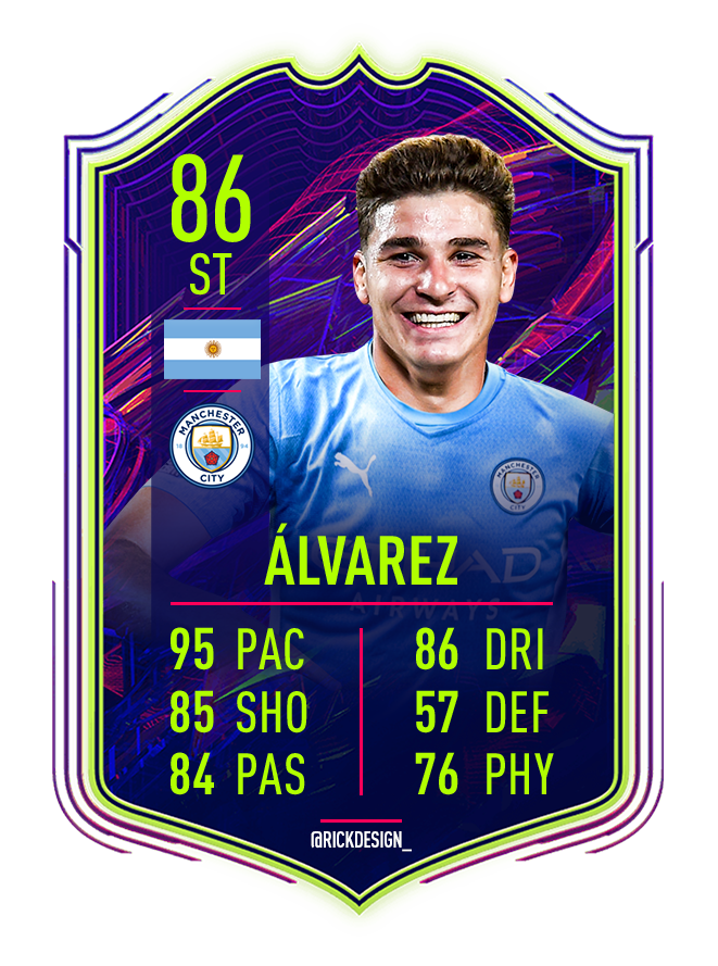 VisualsByRick's tweet photo. A new Agüero in the making for Man City? 😍🇦🇷

#FIFA22 #OTW #TOTY https://t.co/uwmMoSV3O9