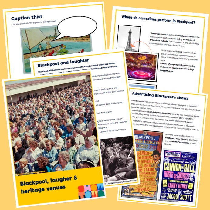 BpoolCouncil's tweet photo. 🌟 Calling all primary and secondary teachers 🌟
@ShowtownBPL have designed some school resource packs to help you create fun and enjoyable local history studies for a number of different age groups.
Request access here ⇢ https://t.co/XwYEihUuFa
#MakingBlackpoolBetter https://t.co/KEiqNIVtp3