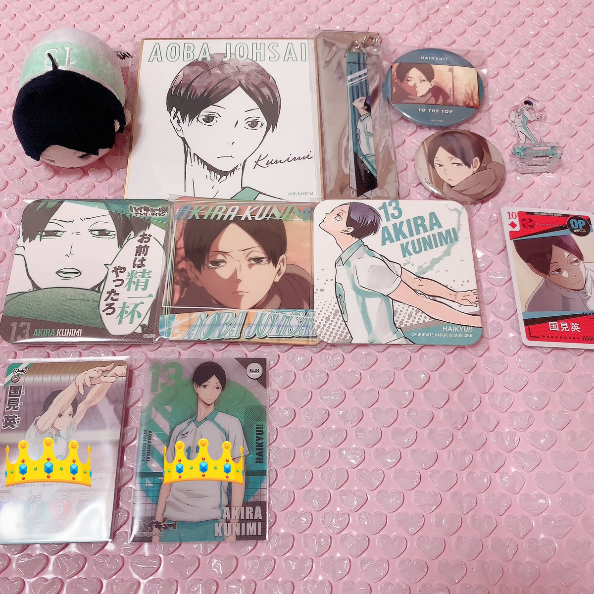 1111_pyon_'s tweet photo. 【固ツイ用】

求 無印>>👑>>画像以外

✧1枚目の国見最優先で探しておりますが画像以外の国見もご検討させて頂きます。
✧2枚目のキャラも求めております。 https://t.co/uMR6gWM46b