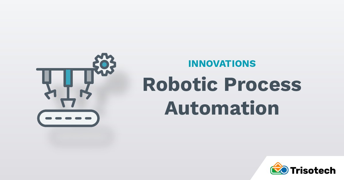 Trisotech's tweet image. Robotic Process Automation (#RPA) helps to streamline #EnterpriseOperations by #automating mundane, repetitive information gathering and information (re)entry tasks.

Learn how Trisotech&apos;s #DigitalAutomation Suite can help your business here:

ow.ly/PvUx50HAOet