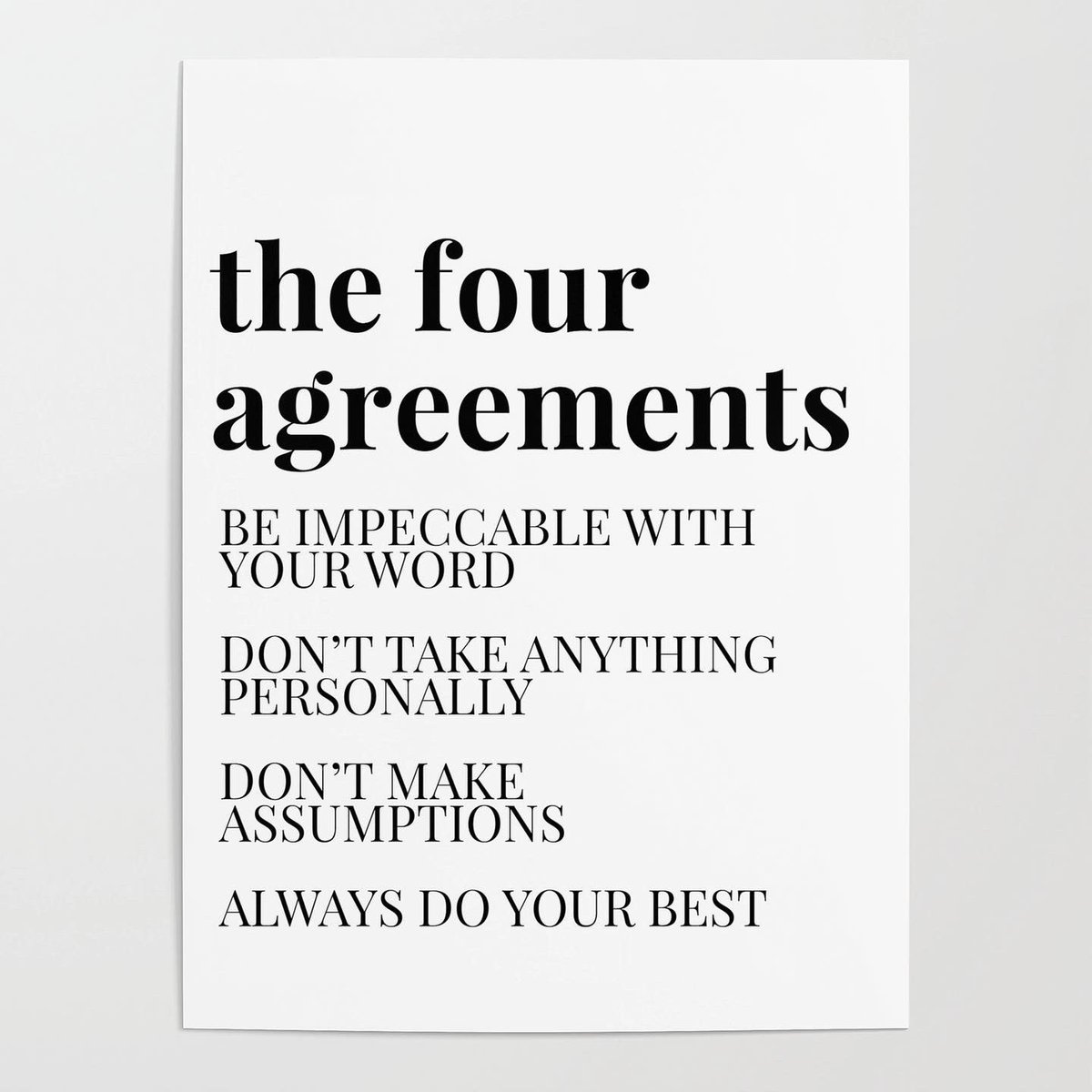 DizzyWright's tweet photo. The four agreements !!!! #StillMovin https://t.co/ze1vUALv7K
