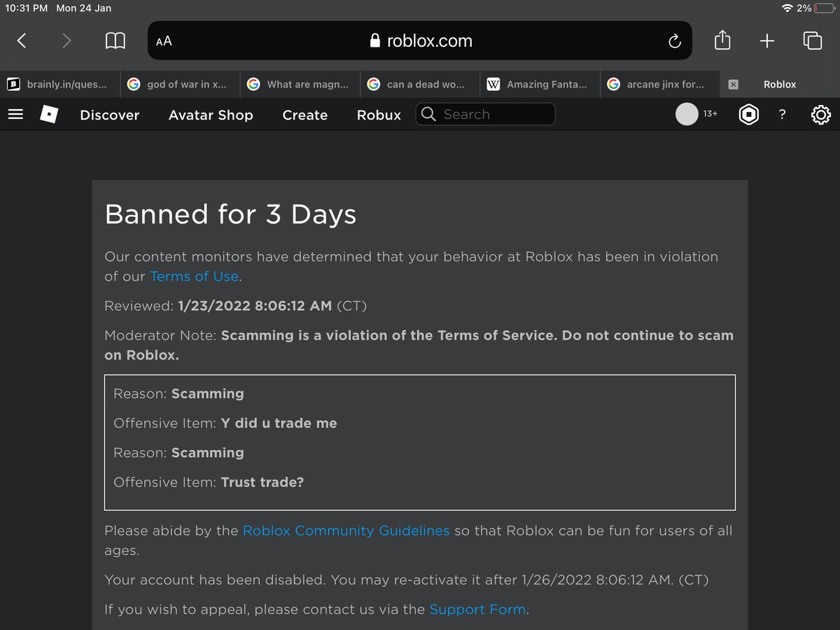 sameeshgaming's tweet image. Well @Roblox why did u do this