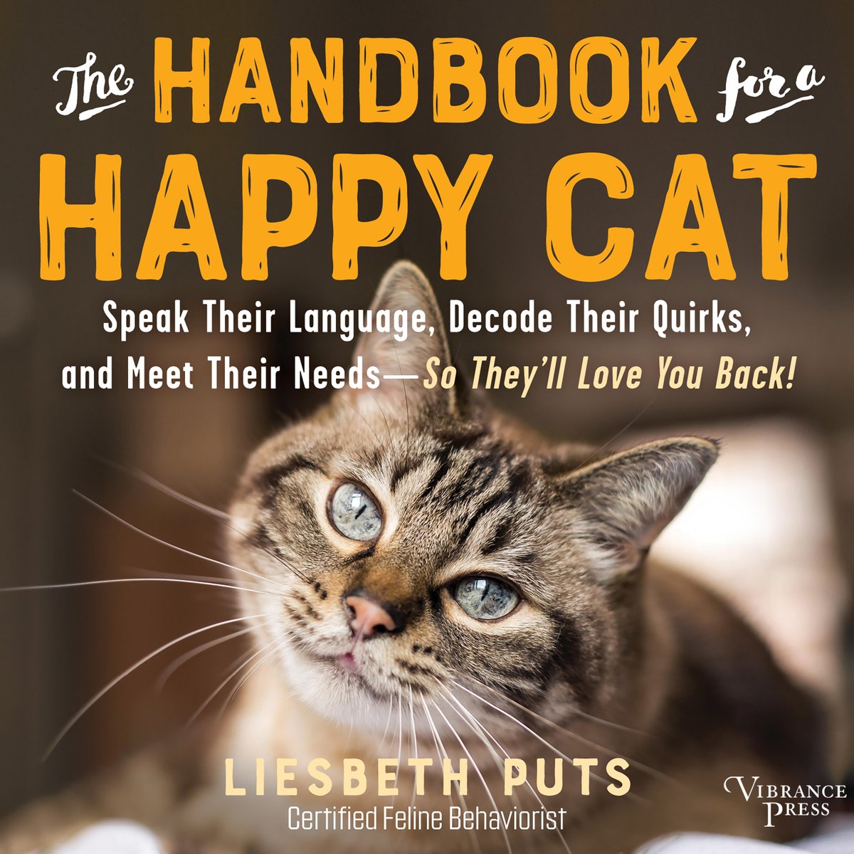 Give your best friend more purr and pounce with this whiskers-to-tail guide to the good life!

THE HANDBOOK FOR A HAPPY CAT, by Liesbeth Puts @PVKattengedrag narrated by Lauren Ezzo @SingleWithFries 

Now in audio from Vibrance Press