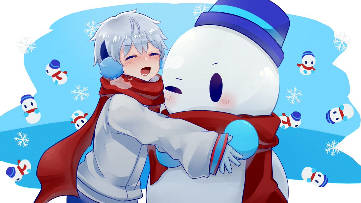 雪だるまくん届いた記念～⛄ #ドズル社アート #見るかもわからん