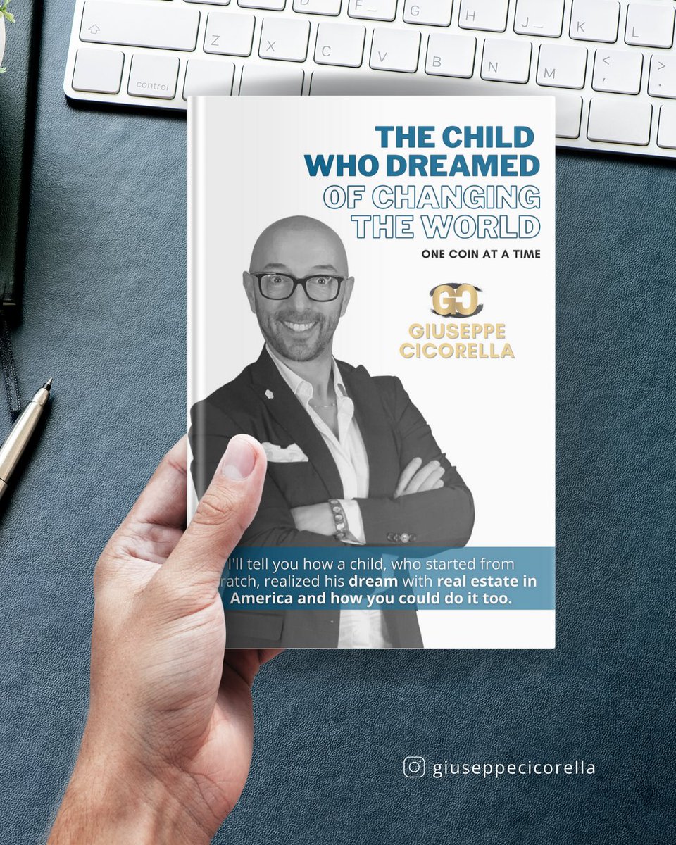 📘The child who dreamed of changing the world: (one coin at a time) - Giuseppe Cicorella📘
👉If you are looking for inspiration to give your all and make your dreams come true, this is definitely the right book for you. 🔥 Find out more here:   amzn.to/3qVHwo4      .  .