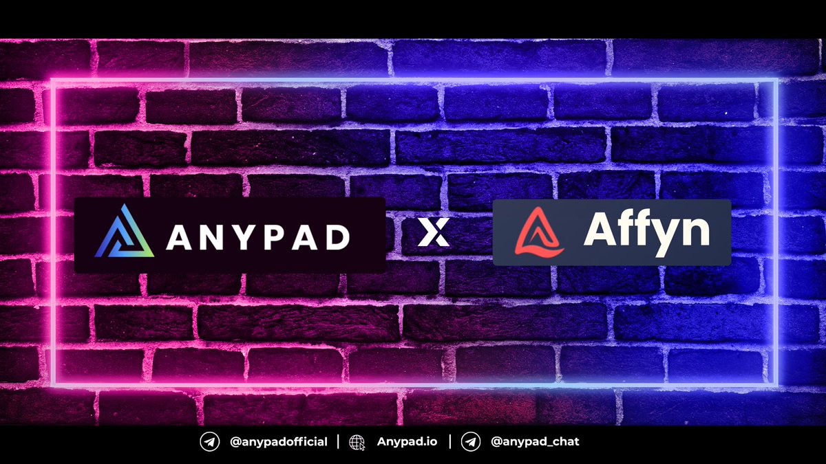 Panda (@anypadio) on Twitter photo 📌ANYPAD x AFFYN PUBLIC SALE📌
🛎Dear Community,
We are 🤩excited to 📣announce our next Public sale on 28th January <a href="/AffynOfficial/">Affyn Official</a> the first mobile geolocation-based Play-to-Earn blockchain game🔥
💪🆕Whitelist: forms.gle/N14fm9gHQGseTU…
Stay Tuned 💯 📌ANYPAD x AFFYN PUBLIC SALE📌
🛎Dear Community,
We are 🤩excited to 📣announce our next Public sale on 28th January <a href="/AffynOfficial/">Affyn Official</a> the first mobile geolocation-based Play-to-Earn blockchain game🔥
💪🆕Whitelist: forms.gle/N14fm9gHQGseTU…
Stay Tuned 💯