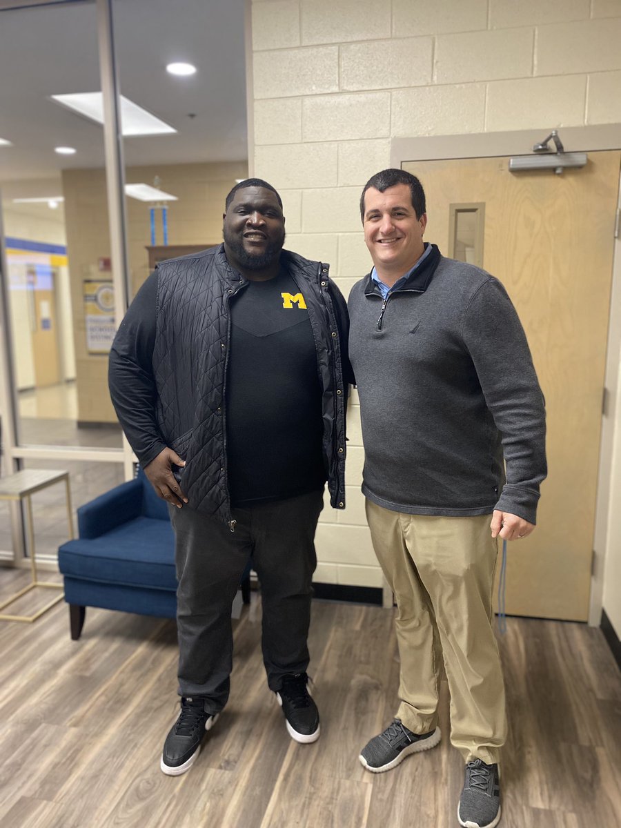 Coach_Abernathy's tweet photo. Great meeting with @DLineGURU from @MizzouFootball! Thanks for stopping by coach!! @TSATrojans @tattnallsports https://t.co/TV5PGacPRc