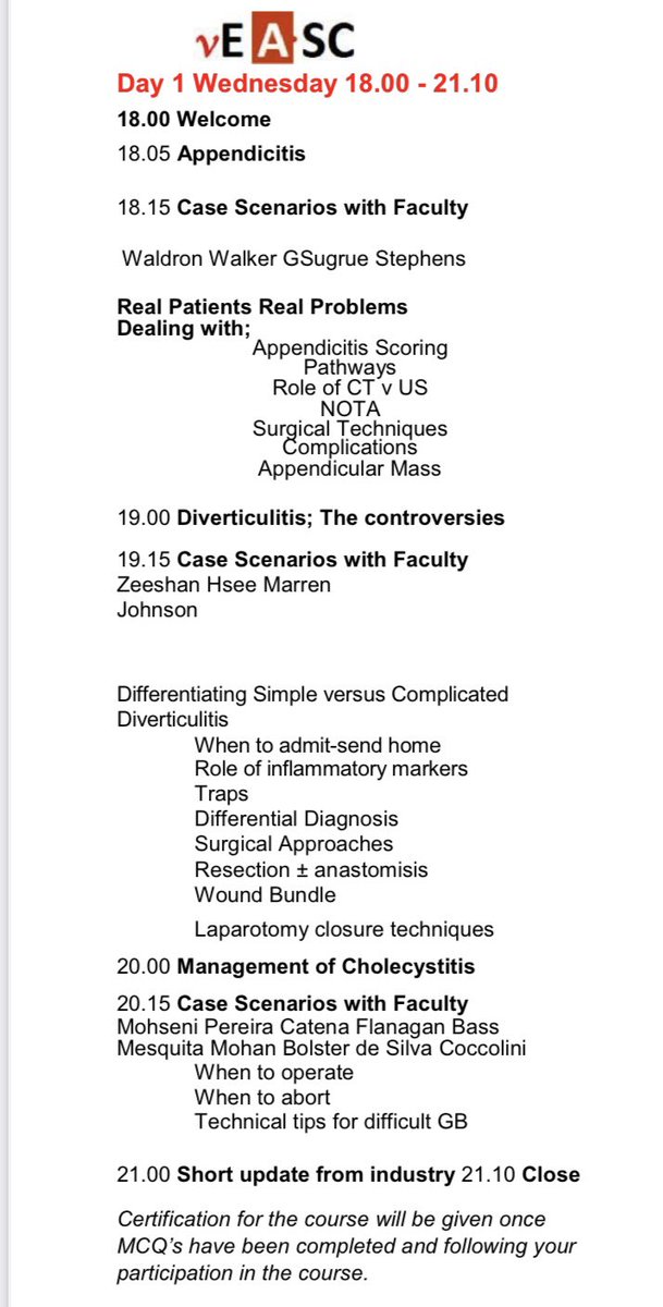 Ewen A Griffiths (@ewengriffiths) on Twitter photo Emergency general surgery course online for trainees see website for details easccourse.com <a href="/WSESurgery/">World Soc Emerg Surg</a> <a href="/ASiTofficial/">ASiT</a> <a href="/UpperGIResearch/">Roux Library</a> <a href="/roux_group/">The Roux Group</a> <a href="/Dukes_Club/">The Dukes' Club</a> Emergency general surgery course online for trainees see website for details easccourse.com <a href="/WSESurgery/">World Soc Emerg Surg</a> <a href="/ASiTofficial/">ASiT</a> <a href="/UpperGIResearch/">Roux Library</a> <a href="/roux_group/">The Roux Group</a> <a href="/Dukes_Club/">The Dukes' Club</a>