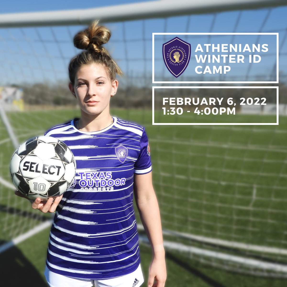 Sign up now!✍️

The Athenians Winter ID Camp is less than 2 weeks away! This will be your first chance to get in front of our coaching staff and get familiar with the facilities at @soccercentralsa! Don't miss it. 

Register: sanantonioathenians.com/wintercamp