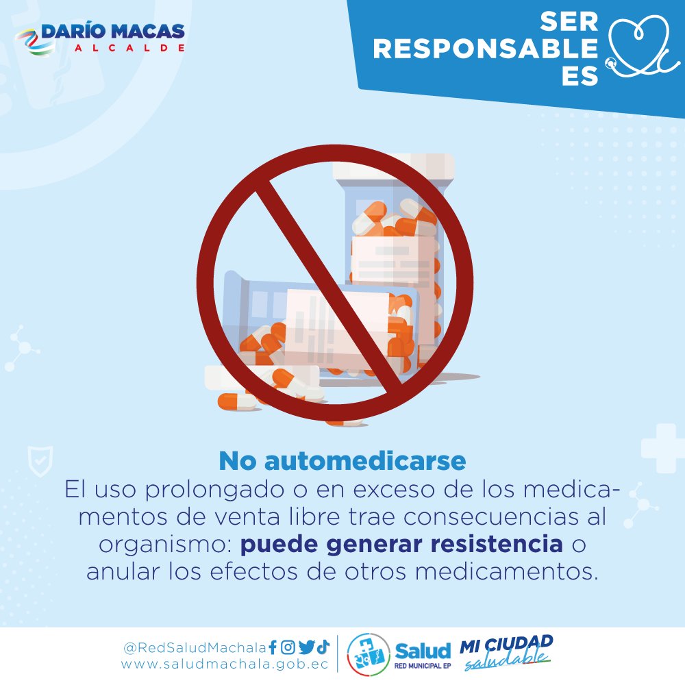 RedSaludMachala's tweet photo. #SerResponsable | Juntos cuidamos de nuestra salud, actuando con responsabilidad, cumpliendo con las medidas de prevención.
#RedSaludMachala https://t.co/DKVOSP0zKd
