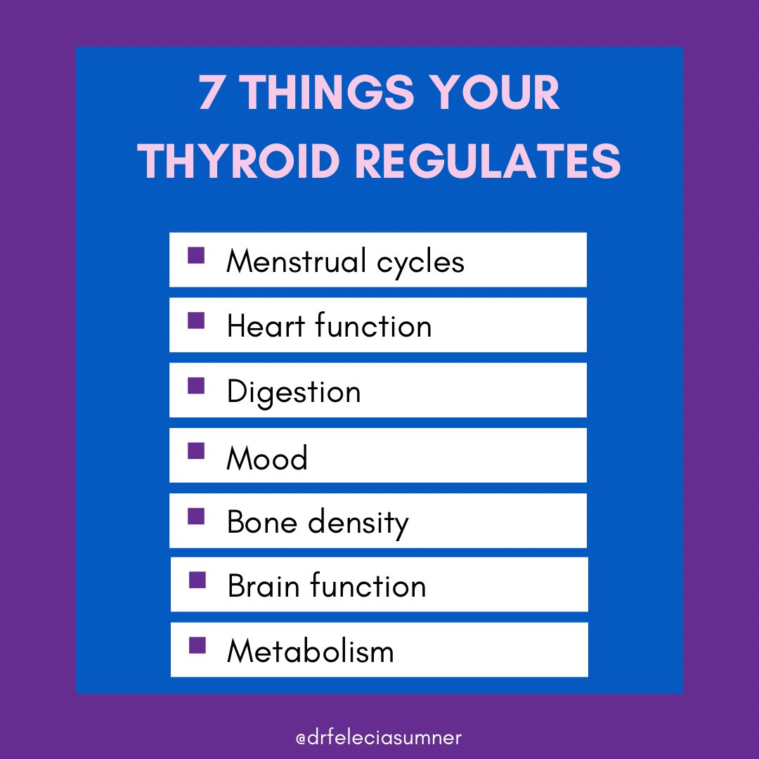 DrEddyClinic's tweet photo. RT @drfeleciasumner: 👇🏽👇🏽Do you know how important your thyroid is for your body? 👇🏽👇🏽
Check out this list below!
#hormonesupport #thyroidissues #functionalmedicine #thyroidhealing #lowthyroid #lowthyroidprobs #lowthyroidlevels #hashimotowarrior #healt… https://t.co/JQ1tsg9aYc