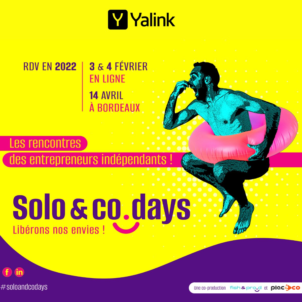 Yalink est fier de participer aux Solo &amp; Co

Les Solo&amp;co Days : l’événement hybride dédié aux indépendants

👉 Pour suivre l’actualité des Solo&amp;co Days : rendez-vous sur soloandcodays.com