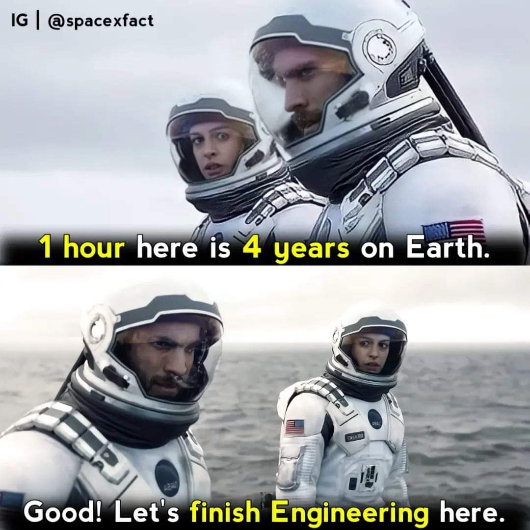 I would like to finish my graduation in space 😄