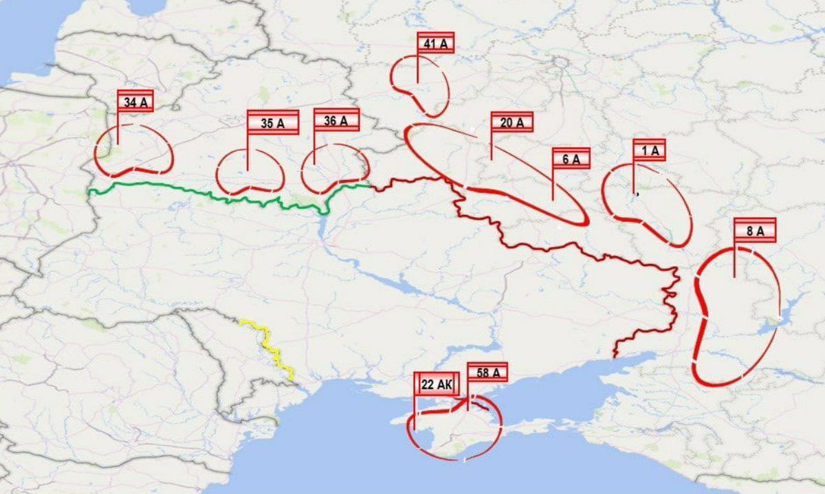 الفرق العسكرية #الروسية الحاشدة حول #أوكرانيا