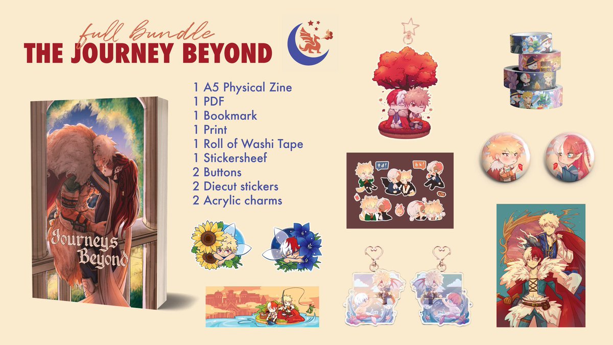 ⭐️ LEFTOVER SALES ARE OPEN ⭐️ 

We’ve got a limited stock available, so hurry up and grab your copy before they run out! 

We have 10 full bundles, 20 zines, and a variety of individual merch. 

journeysbeyondzine.bigcartel.com