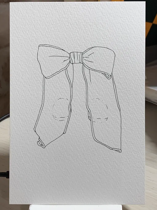 こうやって描いてます 