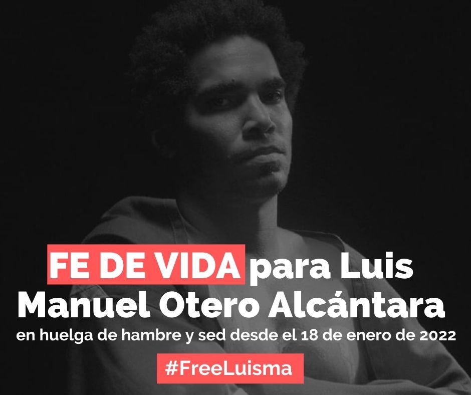 #SOSCuba #FreeLuisManuelOteroAlcantara