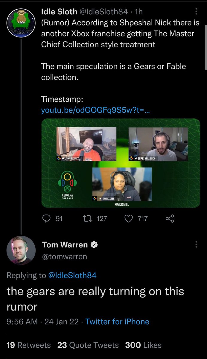 Okami13_'s tweet image. Gears of War could be getting the "Master Chief Collection treatment" soon. 

Presumably a remastered collection of some sort. 👀

youtu.be/odGOGFq9S5w?t=… #Xbox