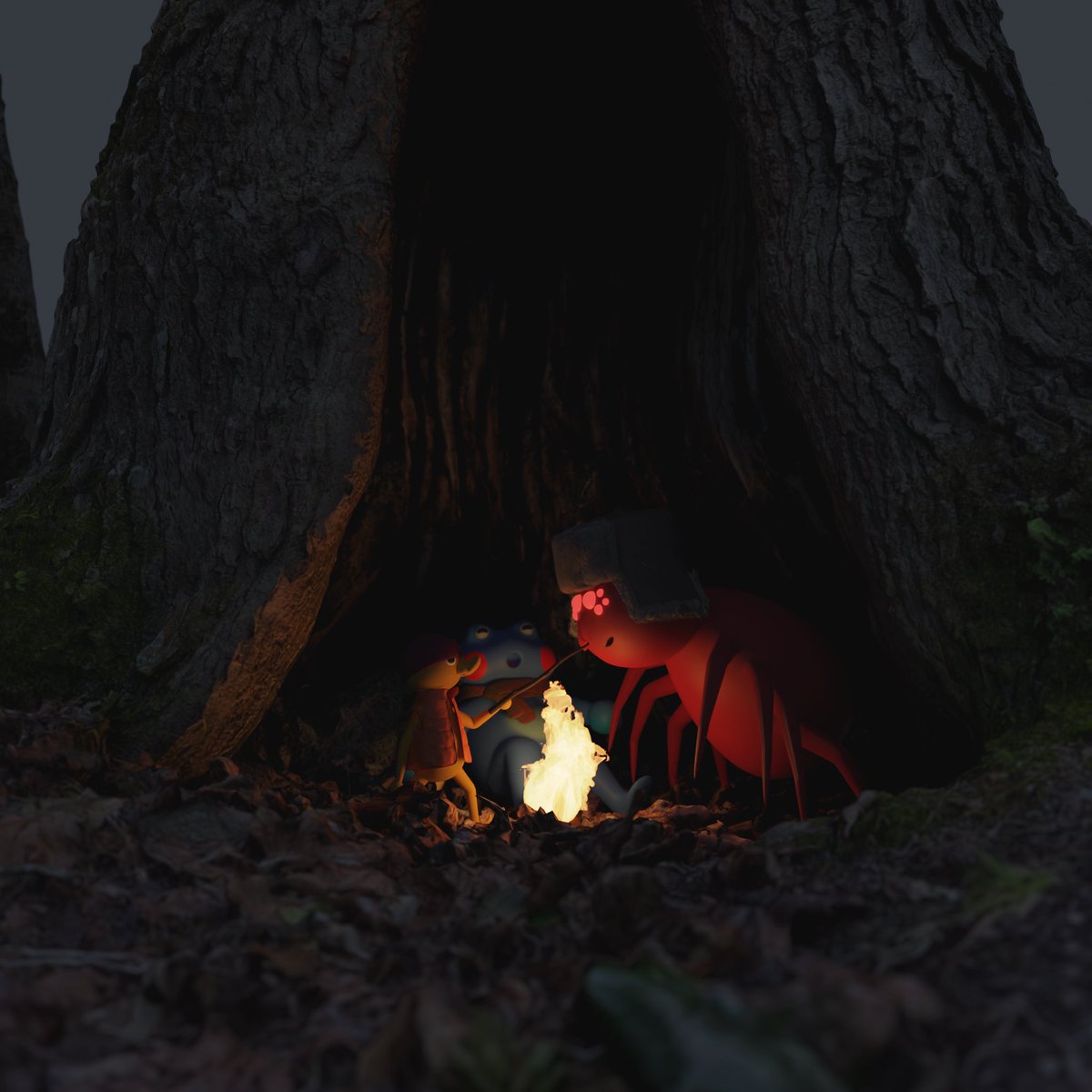 _Xenf's tweet photo. Coming out of a very depressing professional experience to discover I still love making silly little stories with silly little creatures https://t.co/9Mdkm3LrO8
