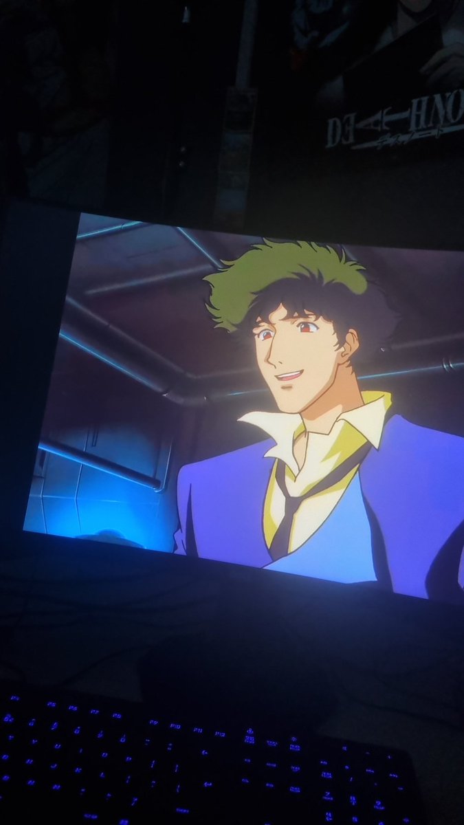Lucariouss's tweet photo. Watching some Cowboy Bebop before I start stream. What anime are yall watching at the moment?

#anime #cowboybebop https://t.co/RVNNjsFdgb