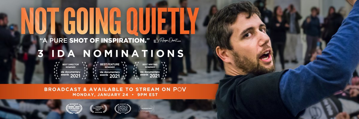 HenryKinder's tweet photo. The powerful film @NotGoingQuiet made by my colleagues at @peoplesTV is streaming on PBS tonight! 

Tune in. 

Hope is a 🔨 https://t.co/f8K87pP9j0