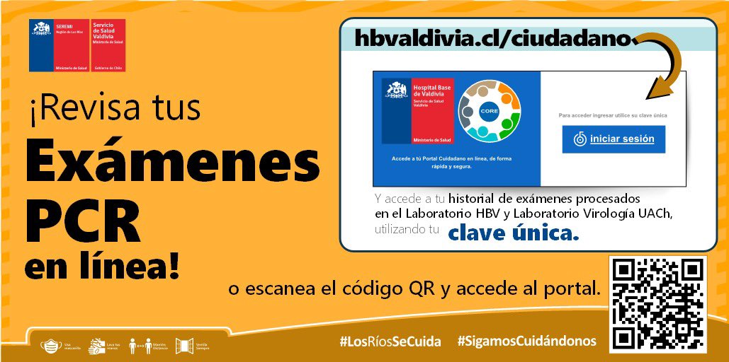 Servicio Salud Los Ríos on Twitter "🔷EXÁMENES PCR ️ La seremisalud14