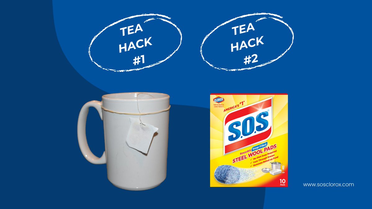 SOSClorox's tweet image. S.O.S cleans tea stained mugs with ease
#SOSSpellsClean #QuickCleanup #EasyCleanUp #CleaningHack #Tea