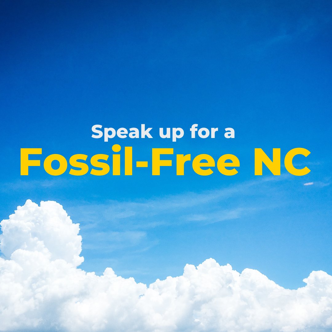 #NorthCarolina has an opportunity to be a climate leader in the southeast. Learn about the carbon planning process and how you can build a #FossilFreeNC that works for everyone! #PeoplePowerNC FossilFreeNC.org
