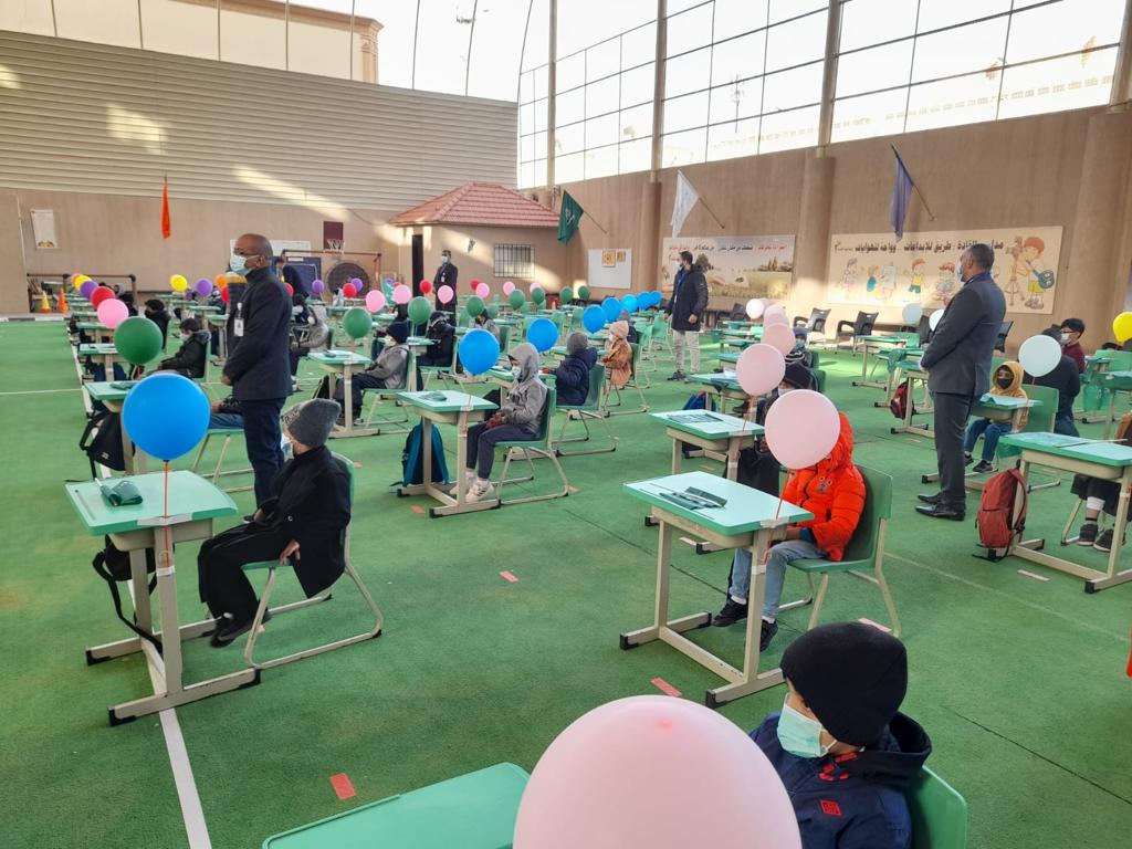 Qadaprimary1's tweet photo. #العودة_الحضورية_للمرحلة_الابتدائية 
اليوم الأول للأسبوع التمهيدي بمدارس القادة الأهلية وفق إجراءات احترازية  لعودة آمنة لأبنائنا الطلاب https://t.co/DLssSrYgjO