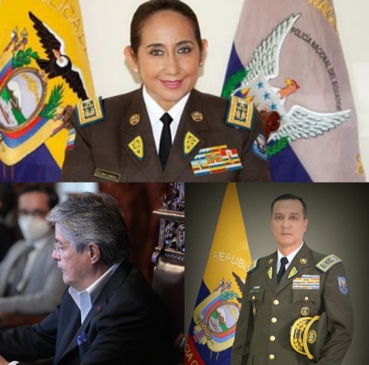 CarlosLeBri's tweet photo. Comenzó el cambio. El Presidente @LassoGuillermo cesó en sus funciones como Comandante General de la Policía a #TannyaVarela y en su lugar dispuso que el cargo lo asuma #CarlosFernandoCabrera y ahora toca esperar para ver cual será el futuro del esposo de la Comandante saliente. https://t.co/IvL2vS2MJm