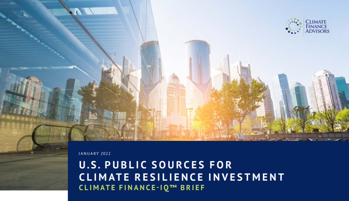 ClimateFinAdv's tweet image. As part of CFA's CF-IQ™ services, we have published a brief on our "U.S. Public Sources for Climate Resilience Investment" (US-CRI) database that helps our clients navigate federal programs to determine the best fit for any #resilience project.

Link: lnkd.in/dgnHHwQw
