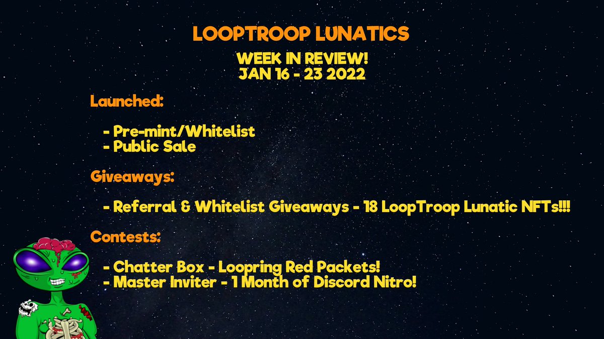 LooperTroopr's tweet photo. Last week was a busy one for the Troop! #LoopTroopLunatics https://t.co/ongTYSiBK4